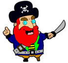 Dibujo Pirata pintado por luismario