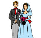 Dibujo Marido y mujer III pintado por SARET