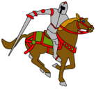Dibujo Caballero a caballo IV pintado por juanrei