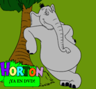 Dibujo Horton pintado por sofia