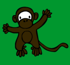 Dibujo Mono pintado por kyrstein