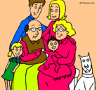 Dibujo Familia pintado por daython