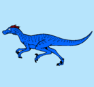 Dibujo Velociraptor pintado por francesco