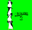 Dibujo Madagascar 2 Pingüinos pintado por yerdsfxv