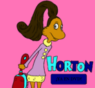 Dibujo Horton - Sally O'Maley pintado por nerea