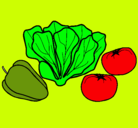 Dibujo Verduras pintado por DANIELA