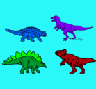 Dibujo Dinosaurios de tierra pintado por emilio9