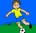 Dibujo Jugar a fútbol pintado por cristianoronaldo7