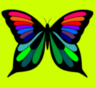 Dibujo Mariposa pintado por sofia