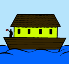 Dibujo Arca de Noe pintado por tana