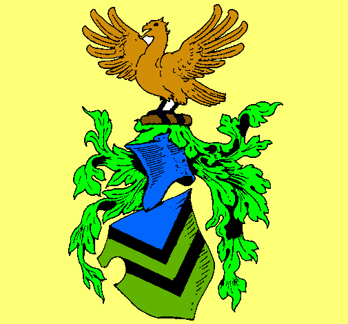 Escudo de armas y aguila 