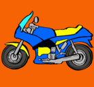 Dibujo Motocicleta pintado por gabiel