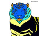 Dibujo Tigre pintado por bryan