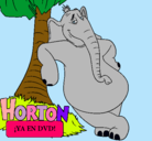 Dibujo Horton pintado por Ester
