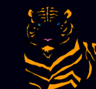 Dibujo Tigre pintado por tigre