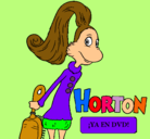 Dibujo Horton - Sally O'Maley pintado por aldana