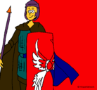Dibujo Soldado romano II pintado por fedelarca