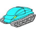 Dibujo Nave tanque pintado por rodrigohm