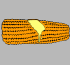 Dibujo Mazorca de maíz pintado por karendanielaricorojas