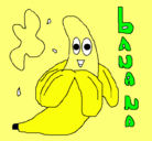 Dibujo Banana pintado por Brenda