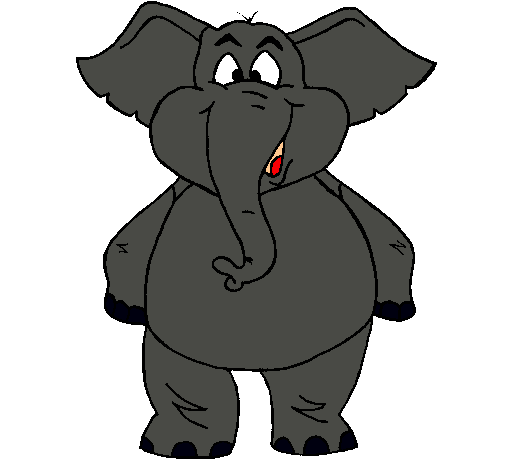 Elefante contento