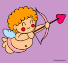 Dibujo Cupido pintado por Angiestelar