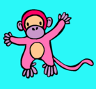 Dibujo Mono pintado por johel