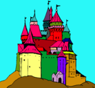 Dibujo Castillo medieval pintado por deimi