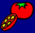 Dibujo Tomate pintado por guillermo