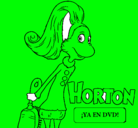 Dibujo Horton - Sally O'Maley pintado por AdrinRolando