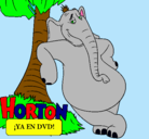 Dibujo Horton pintado por paula
