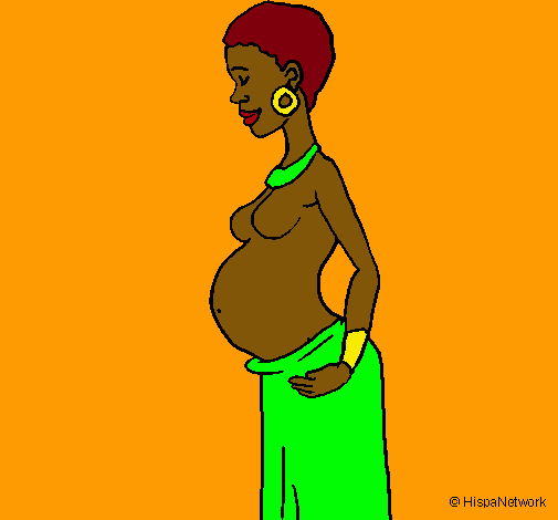 Dibujo de Mujer de Kenia pintado por Ima000 en  el día 19-08-10  a las 00:51:55. Imprime, pinta o colorea tus propios dibujos!