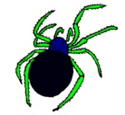Dibujo Araña venenosa pintado por ONIX