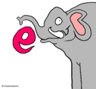 Dibujo Elefante pintado por CarmenTeresa