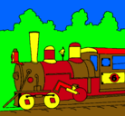 Dibujo Locomotora pintado por tiagoabel