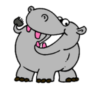 Dibujo Hipopótamo pintado por ipopotamo1