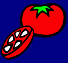 Dibujo Tomate pintado por naim