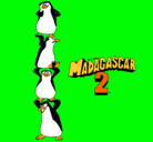 Dibujo Madagascar 2 Pingüinos pintado por BARBARA33