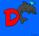 Dibujo Delfín pintado por mari