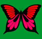 Dibujo Mariposa pintado por ellia