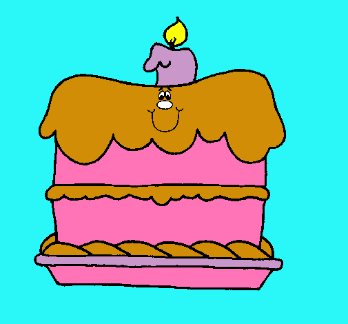 Pastel de cumpleaños