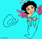 Dibujo Ángel pintado por angiemichelle