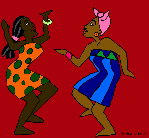 Mujeres bailando
