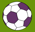 Dibujo Pelota de fútbol II pintado por camiladevera