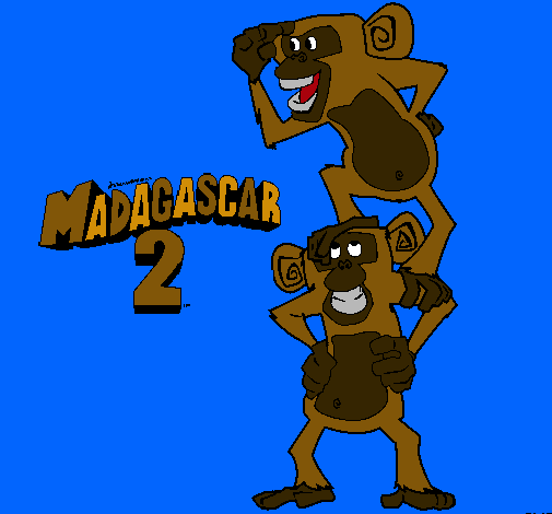 Madagascar 2 Manson y Phil