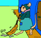 Dibujo La ratita presumida 1 pintado por ANDREINA