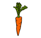 Dibujo zanahoria pintado por Giiniis