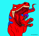 Dibujo Velociraptor II pintado por terex