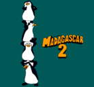 Dibujo Madagascar 2 Pingüinos pintado por madascar2