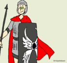 Dibujo Soldado romano II pintado por karina